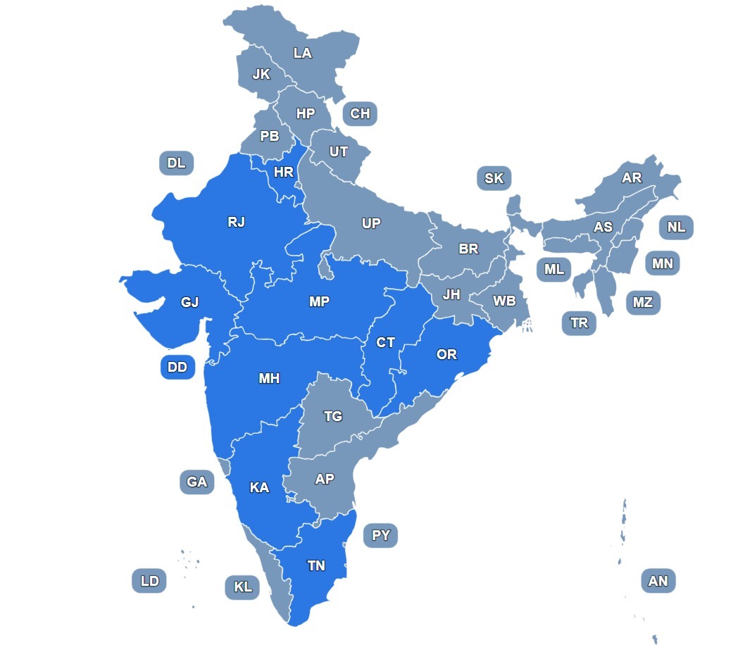 ACT India Footprint